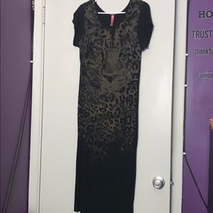 Short Sleeve Tiger Dress